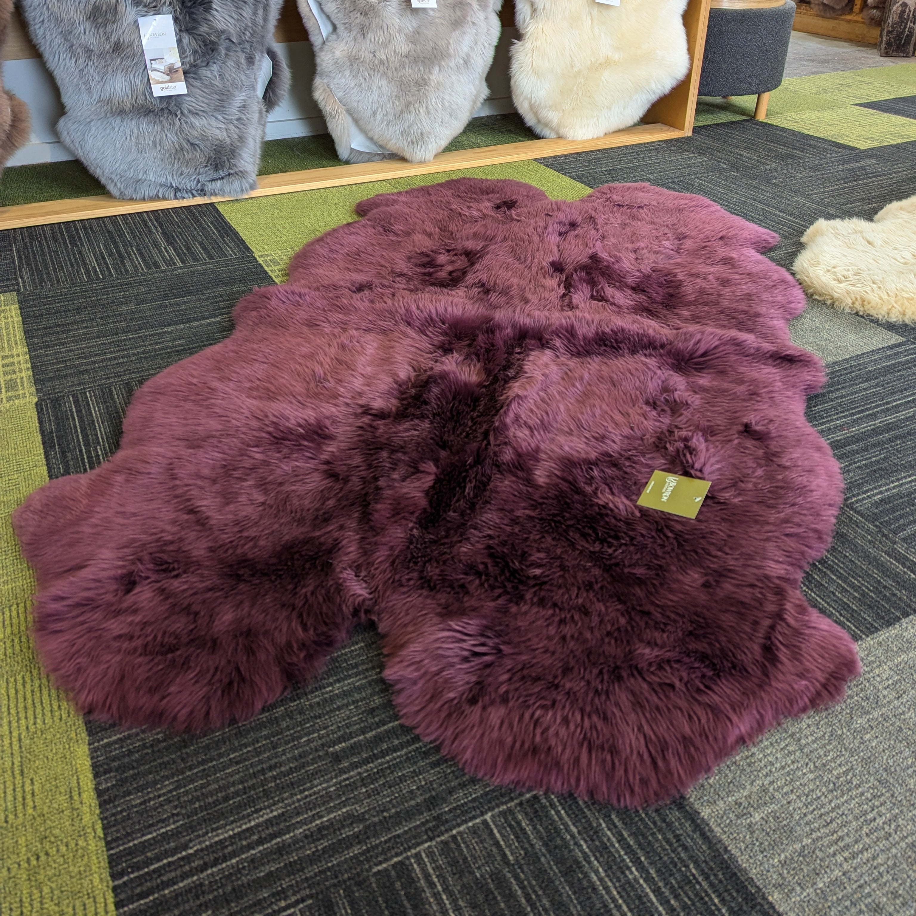 Bowron Star Grade 4 Piece Sheepskin Rug