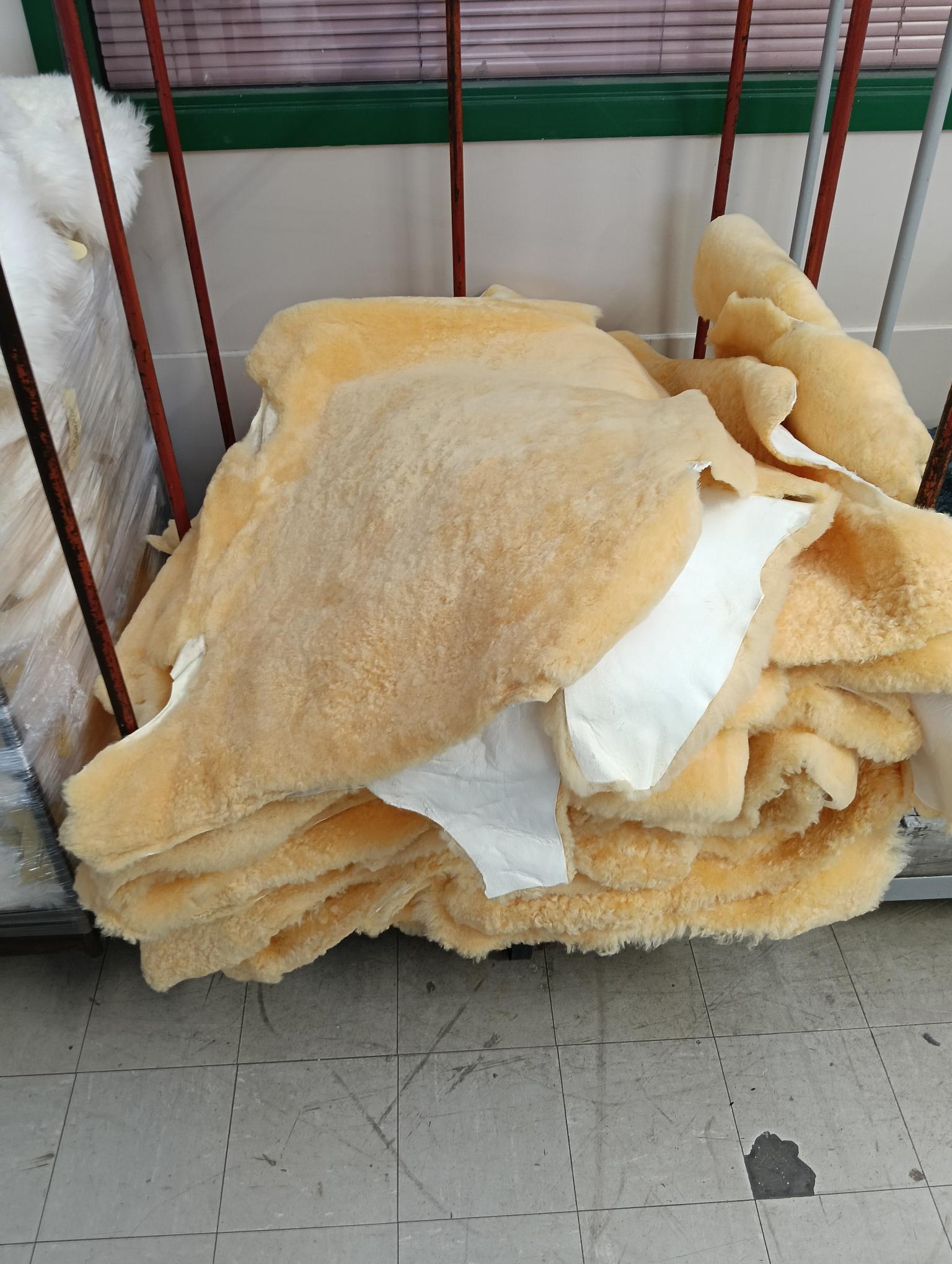 Michelle's Trolley of Shortwool Samples